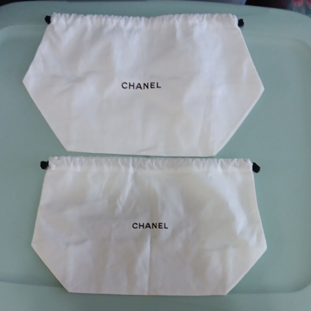 CHANEL White Storage Bags